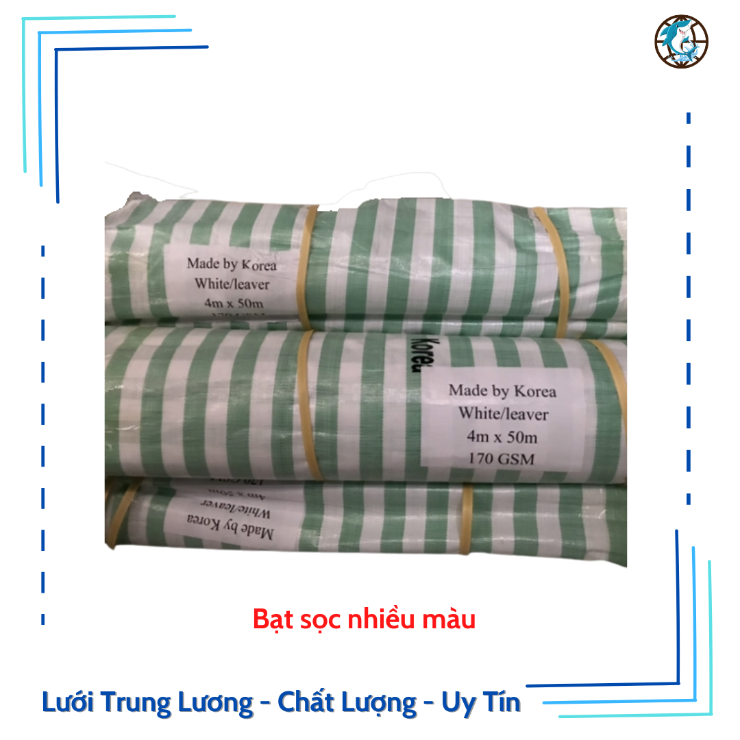 Bạt sọc nhiều màu - Lưới Trung Lương Bạt sọc nhiều màu