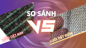 So sánh lưới che nắng dệt kiếm và dệt kim