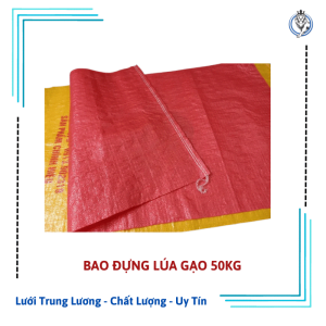 Bao PP đựng lúa 50 kg do Trung Lương cung cấp