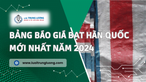 Bảng báo giá bạt Hàn Quốc mới nhất tháng 1 2024