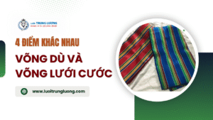 4 Điểm khác nhau giữa võng dù và võng lưới cước